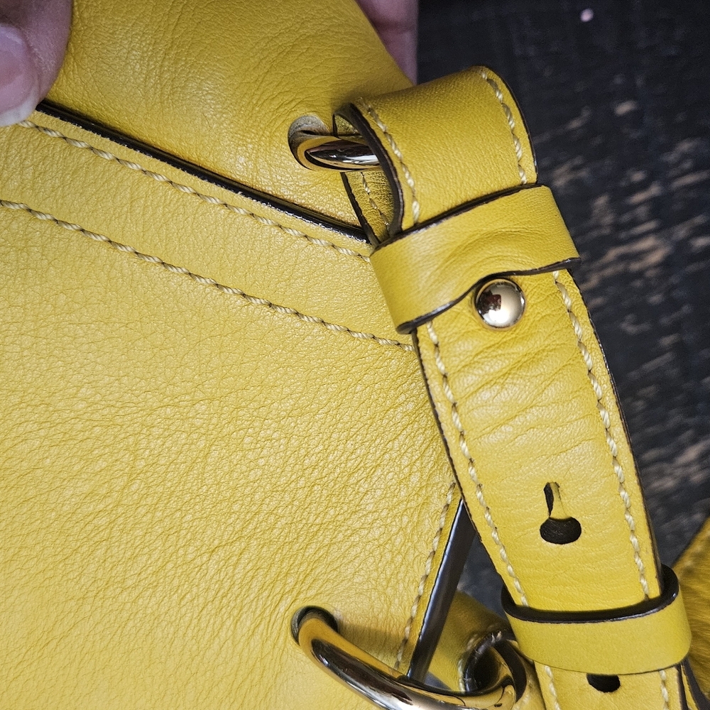 MCM 2 Way Leather Satchel - Picture 7 of 13